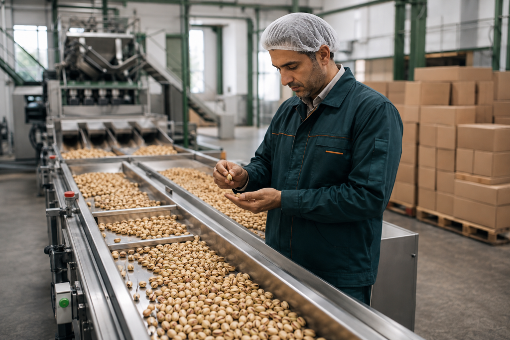 Pistachio quality inspection